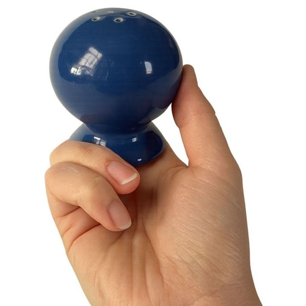 Fiestaware Fiesta Small Shaker Salt Pepper CERAMIC Lapis Blue